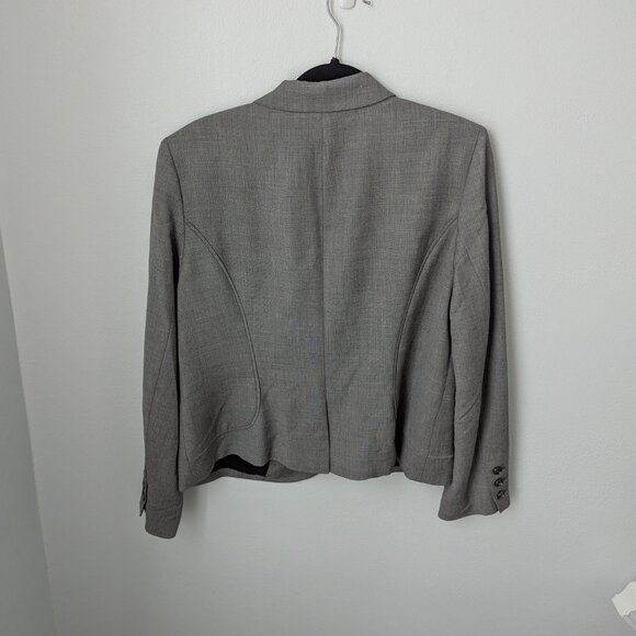 Victor Alfaro Women's Gray Wool-Rayon Blend Suit Set, 14 - Picture 3 of 9